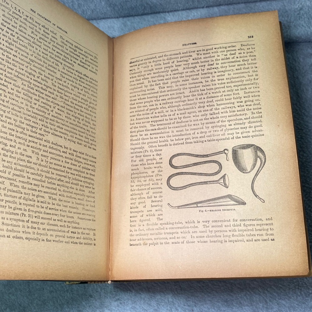 Vintage Practical Family Physician Book by Hood Medical 1901 Antique Loose Pages - Picture 5 of 13